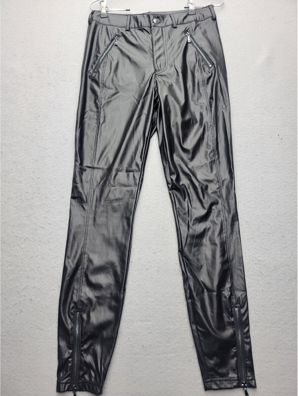 Guess Women's Pants Size 10 Black Legging Polyester High Rise R1rb19k 8s30